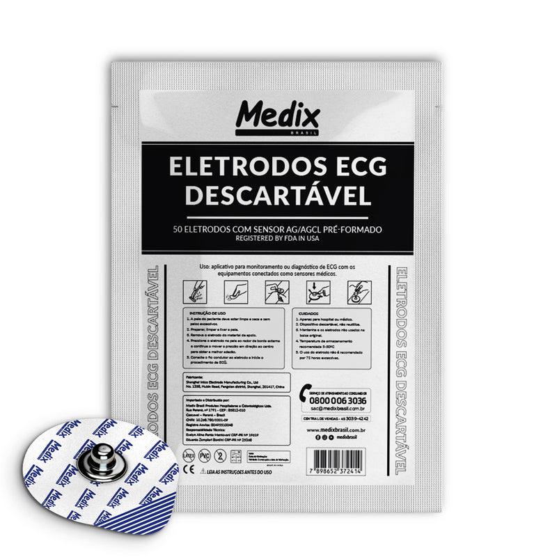 Eletrodo Descartável ECG Neonatal - Pacote com 50 un.
